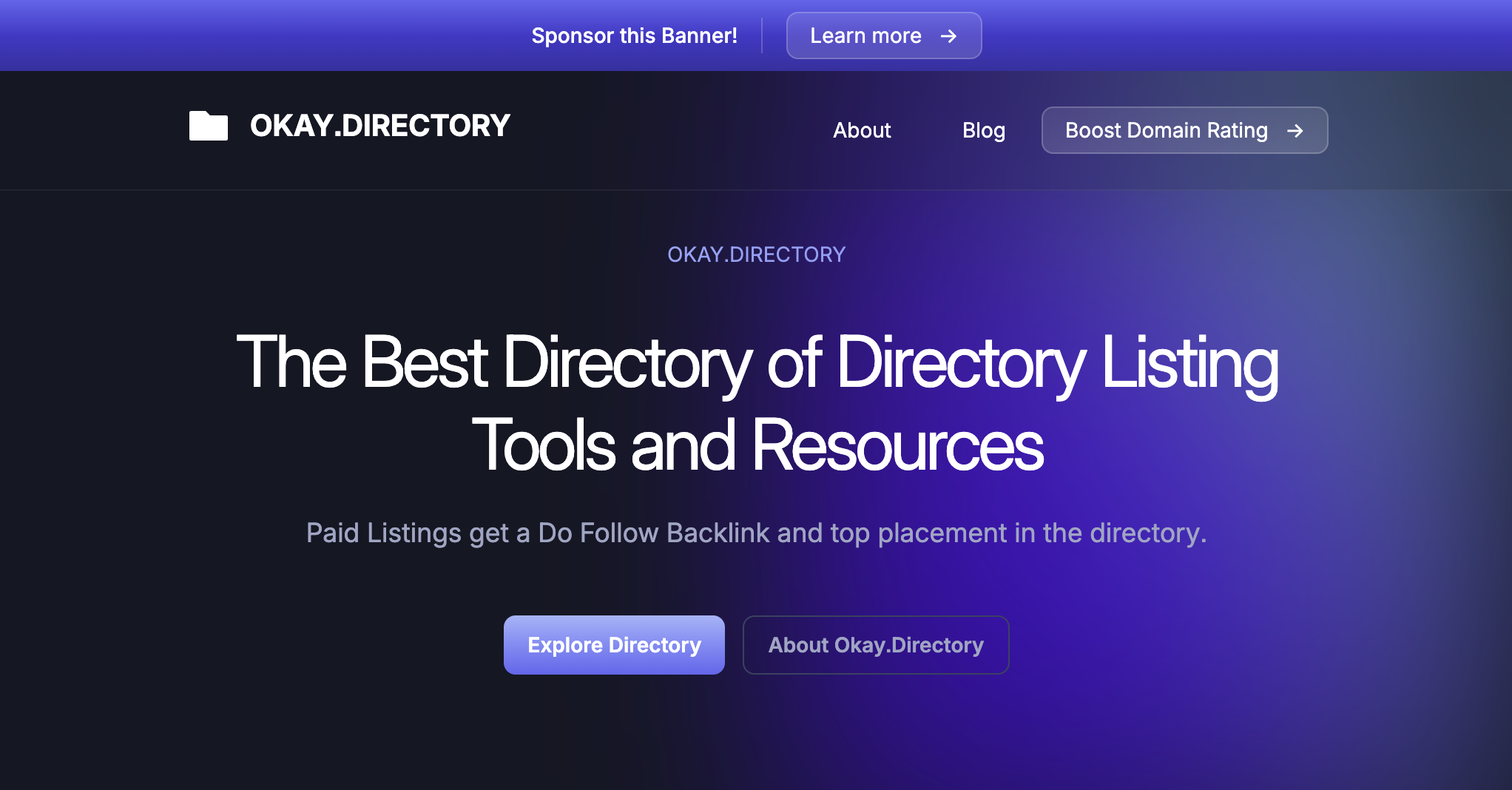 Okay.Directory - Directory of Tools